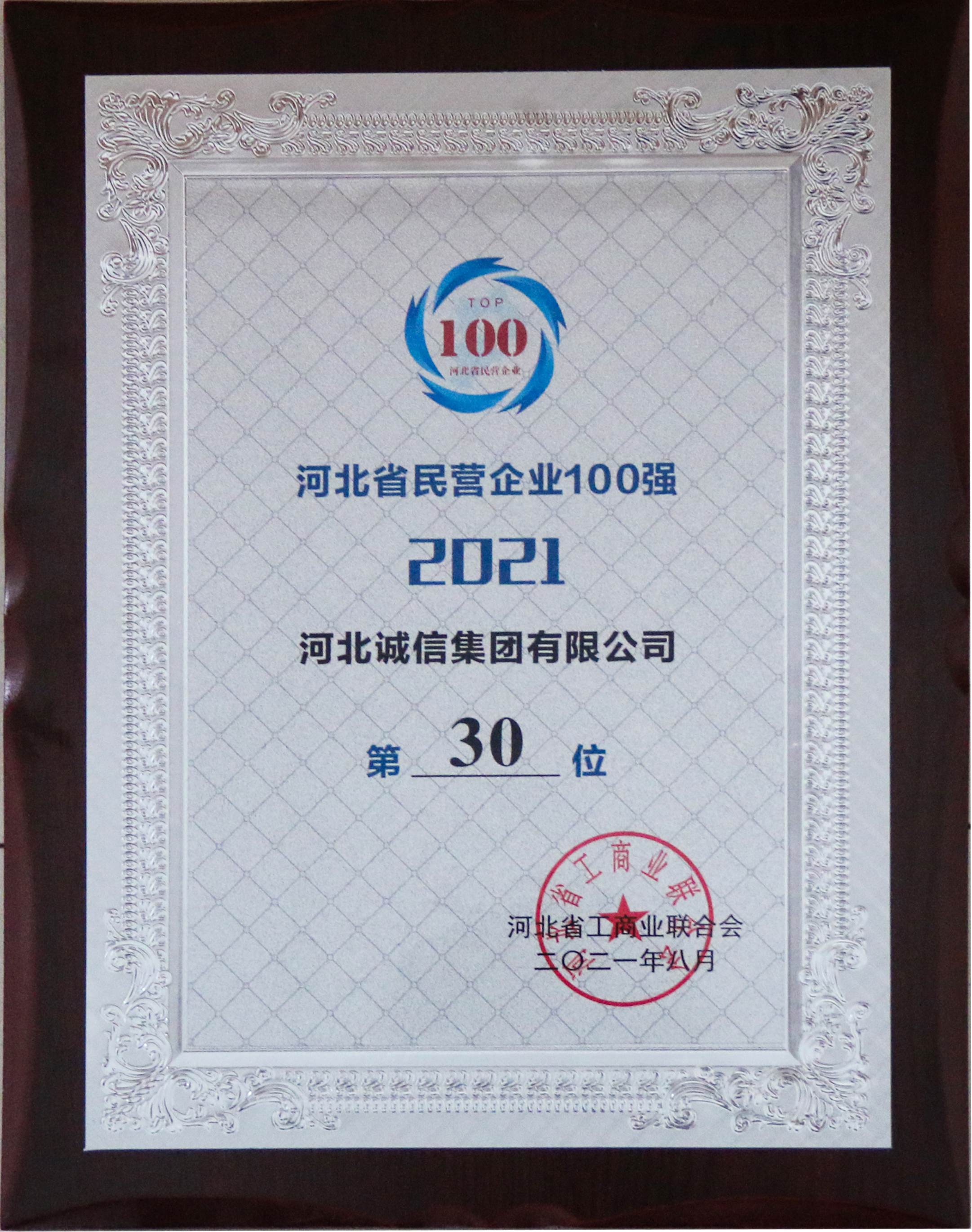 2021河北省民營(yíng)企業(yè)100百強